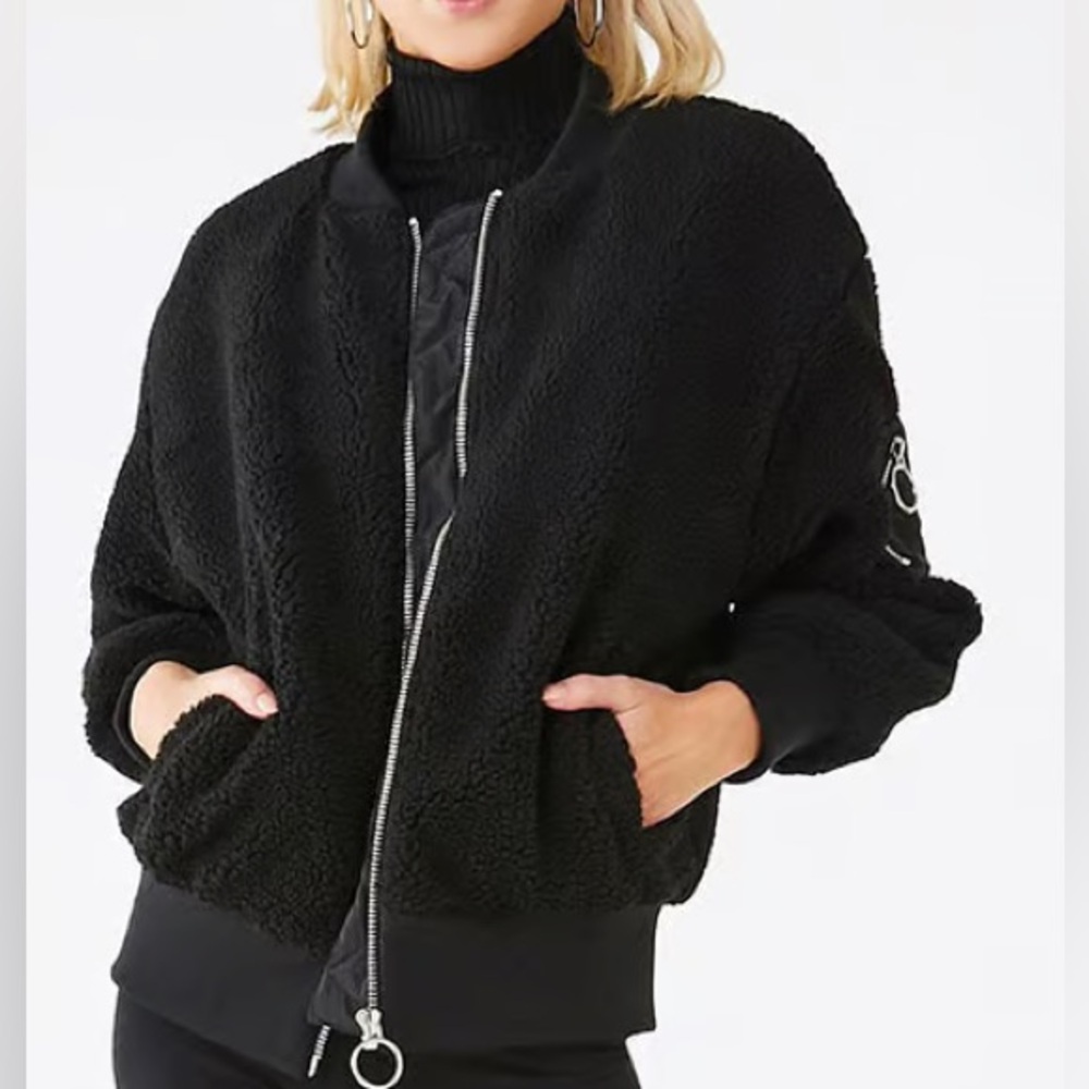 Sherpa Bomber Jacket (BLK)